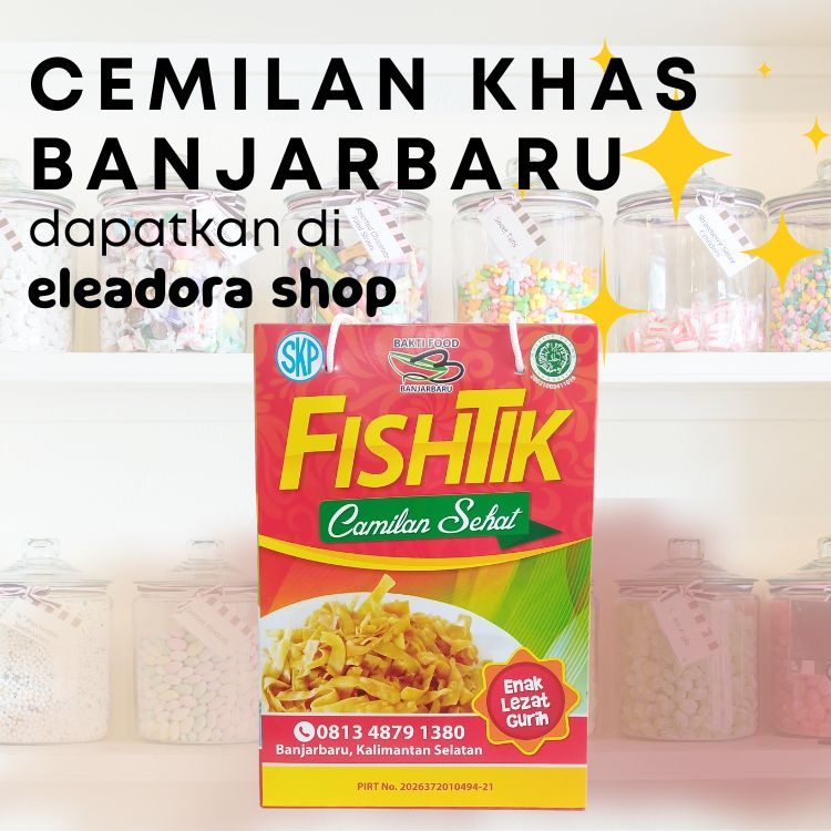 

Fishtik Bakti Food Camilan Sehat - Kotak Besar - Khas Banjarbaru