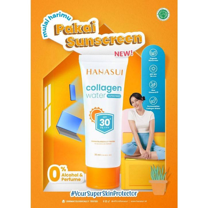 HANASUI COLLAGEN WATER SUNSCREEN SPF 30 | SPF 50 30ML