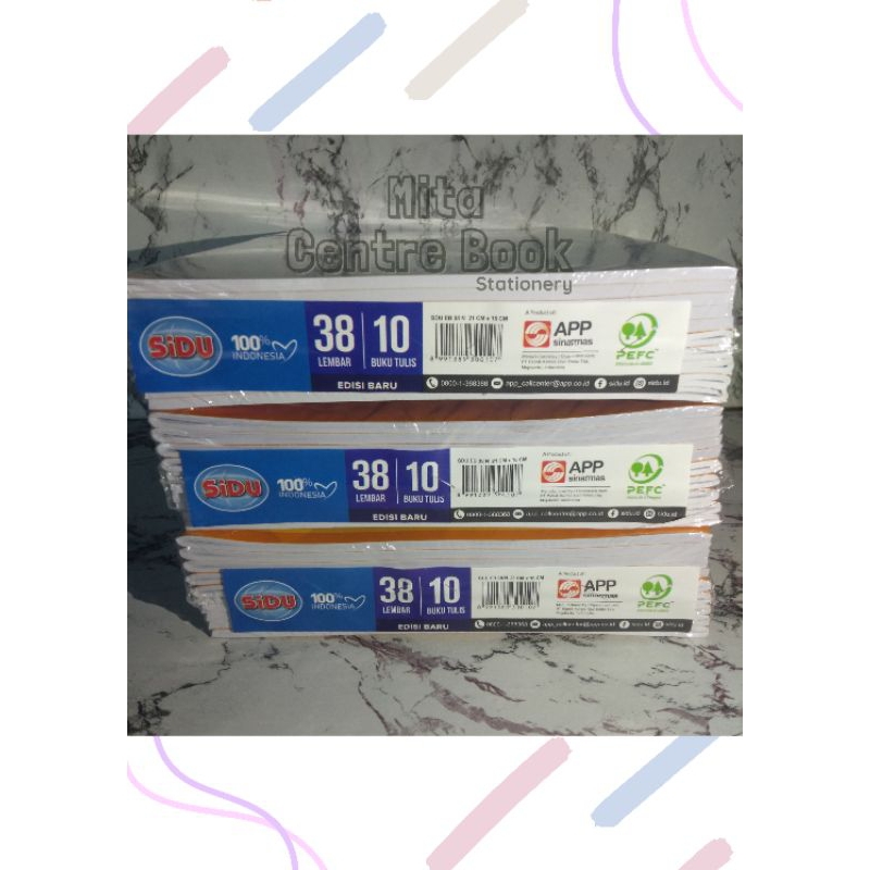

Buku Sidu 38 Lembar isi 10 pcs buku 1pack