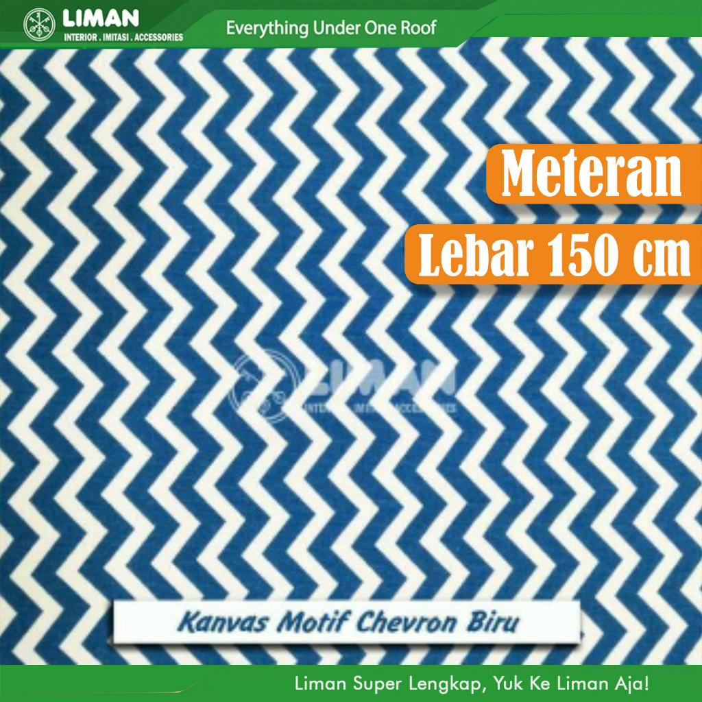 KAIN KANVAS MOTIF CHEVRON