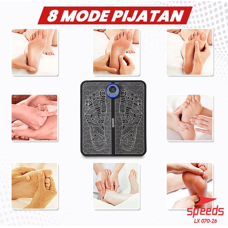 [COD] EMS Foot Massager Alat Pijat Kaki Terapi Akupuntur Elektrik