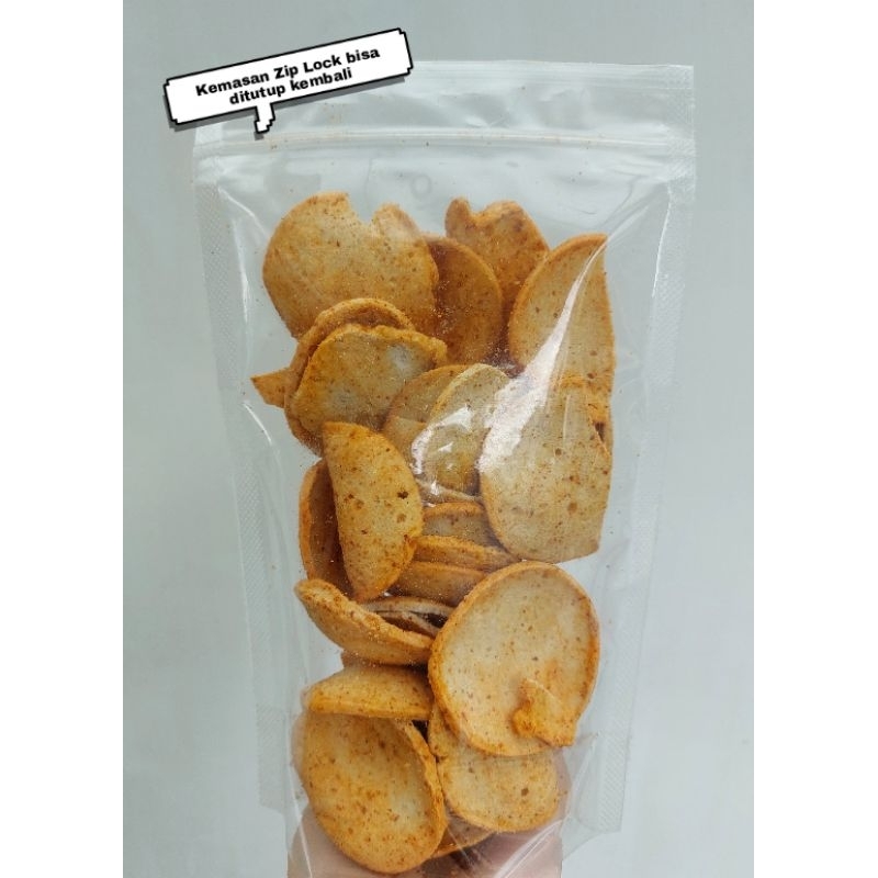 

Cemilan Basreng Pedas Bumbu Cabe Kering Snack Baso Goreng 150gr