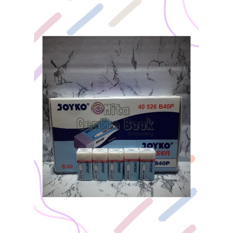 

PENGHAPUS JOYKO ERASE B40P (1PACK) ISI 40