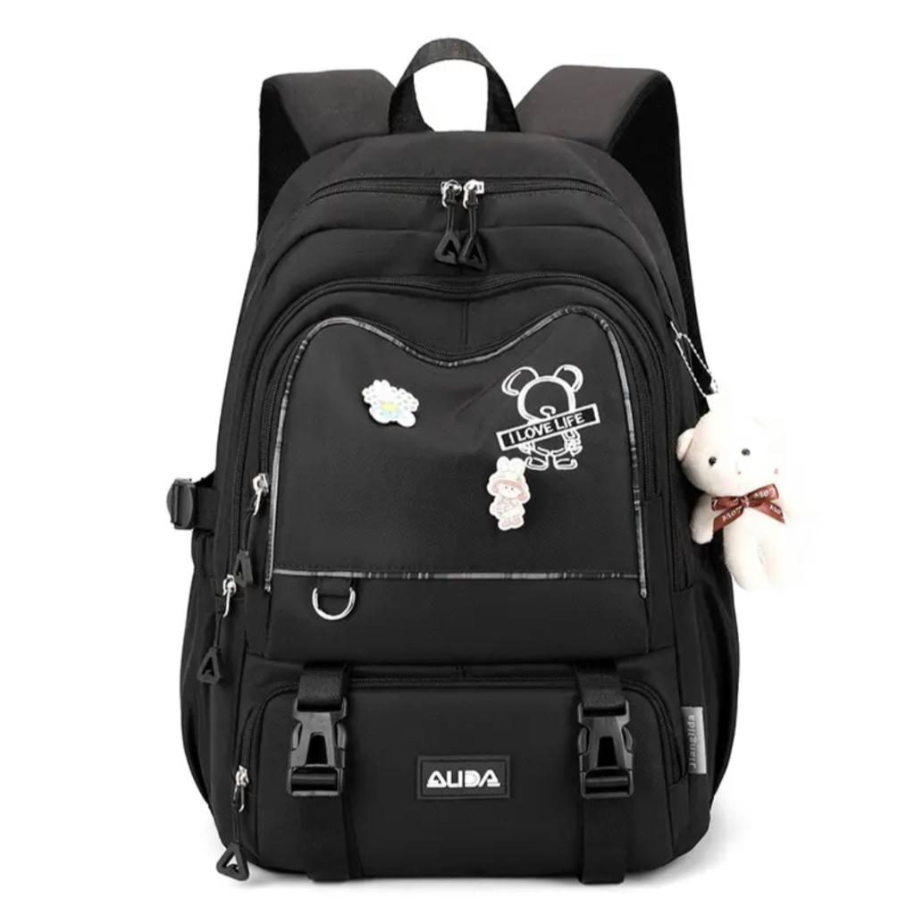 PROMO SALE 10.10 - TAS RANSEL SEKOLAH ANAK PEREMPUAN KOREA SD SMP SMA BACKPACK WANITA PREMIUM MURAH IMPORT TAS RANSEL MOTIF POLO JLD FASHION TAS SEKOLAH KAPASITAS BESAR JUMBO RANSEL SEKOLAH TAHAR AIR