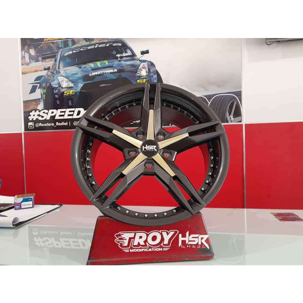Velg Mobil HSR KEUNIKAI 5064 R17 Baut 5 Velg Rush,Xpander,Inova,Terios