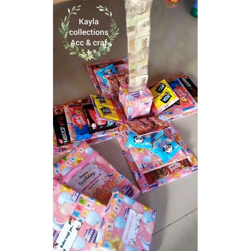 

EXPLOSIONS BOX SNACK/BOX SNACK KADO ULTAH