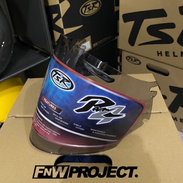 READY - VISOR HELM TSR LIGHT SMOKE RAM 4 / RAM 5 / VZ RAM