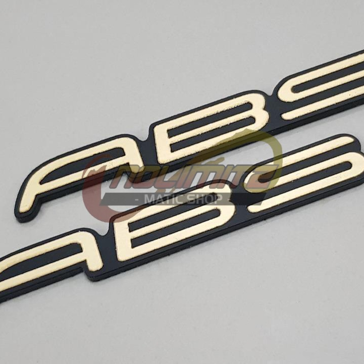 Logo Emblem 3D Timbul ABS Gold NMAX XMAX Aerox 155 Lexi