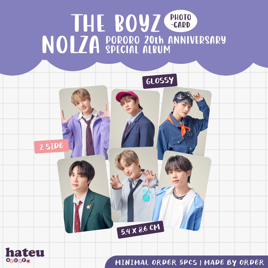 The Boyz X Pororo Unofficial Photocard Nolza
