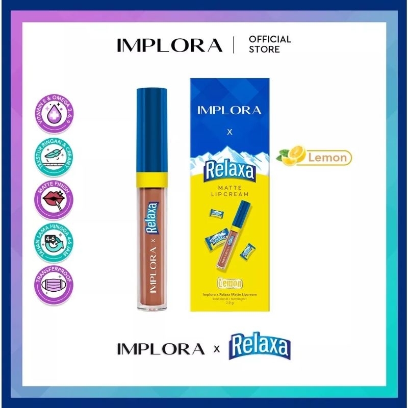 Implora x Relaxa Matte Lipcream (Limited Edition)