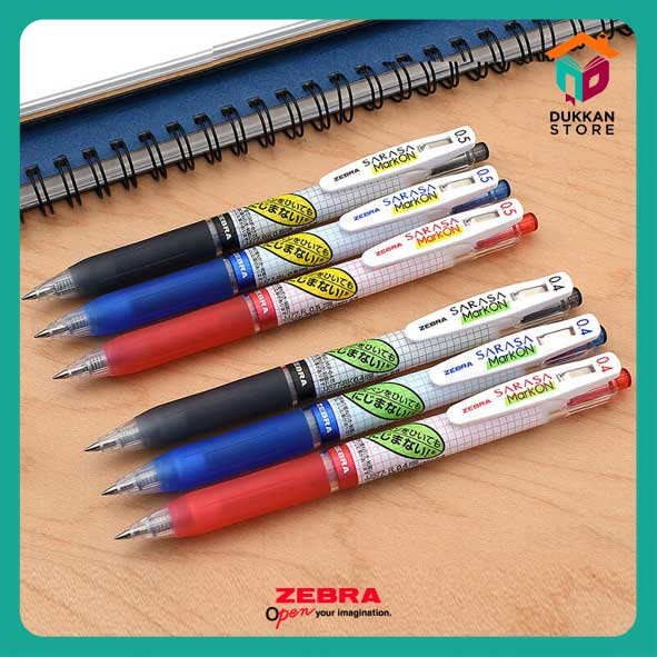 

Pulpen Sarasa Mark On 0.4 & 0.5 - Pulpen Zebra Sarasa Mark On #zebra