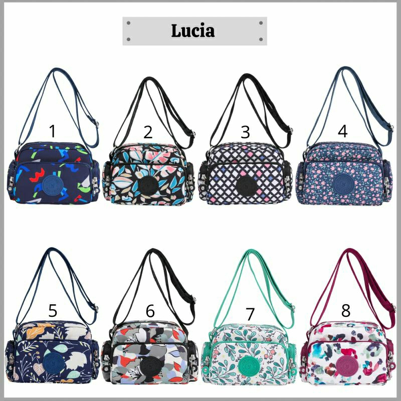 TAS SELEMPANG WANITA YUESITE LUCIA SLINGBAG IMPORT MOTIF