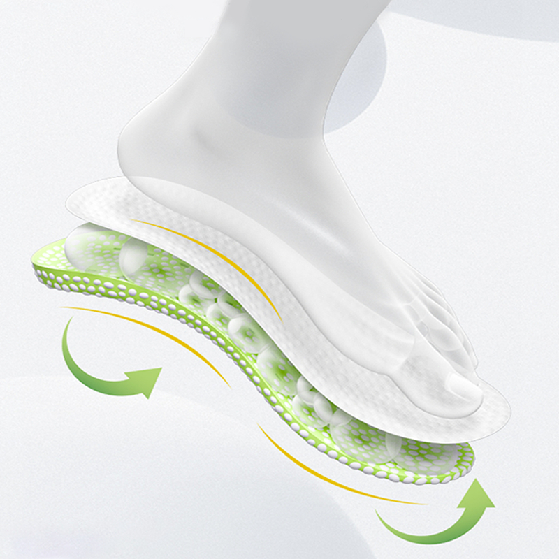 Insole Sepatu Karet Anti Bau Import Bantalan Sepatu 1 Pasang Sol Dalam Tumit Yang Ditinggikan Unisex