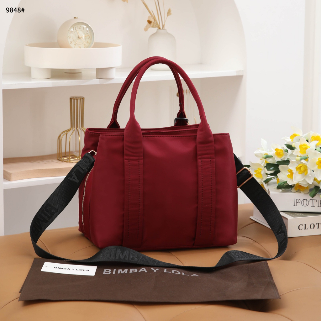 BAG 9848 Nylon Shopper 3ZippeR