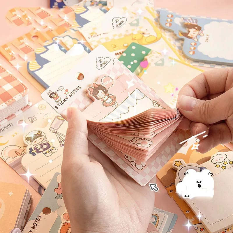 

Sticky Note Karakter Kertas Memo 40 Halaman Karakter Lucu