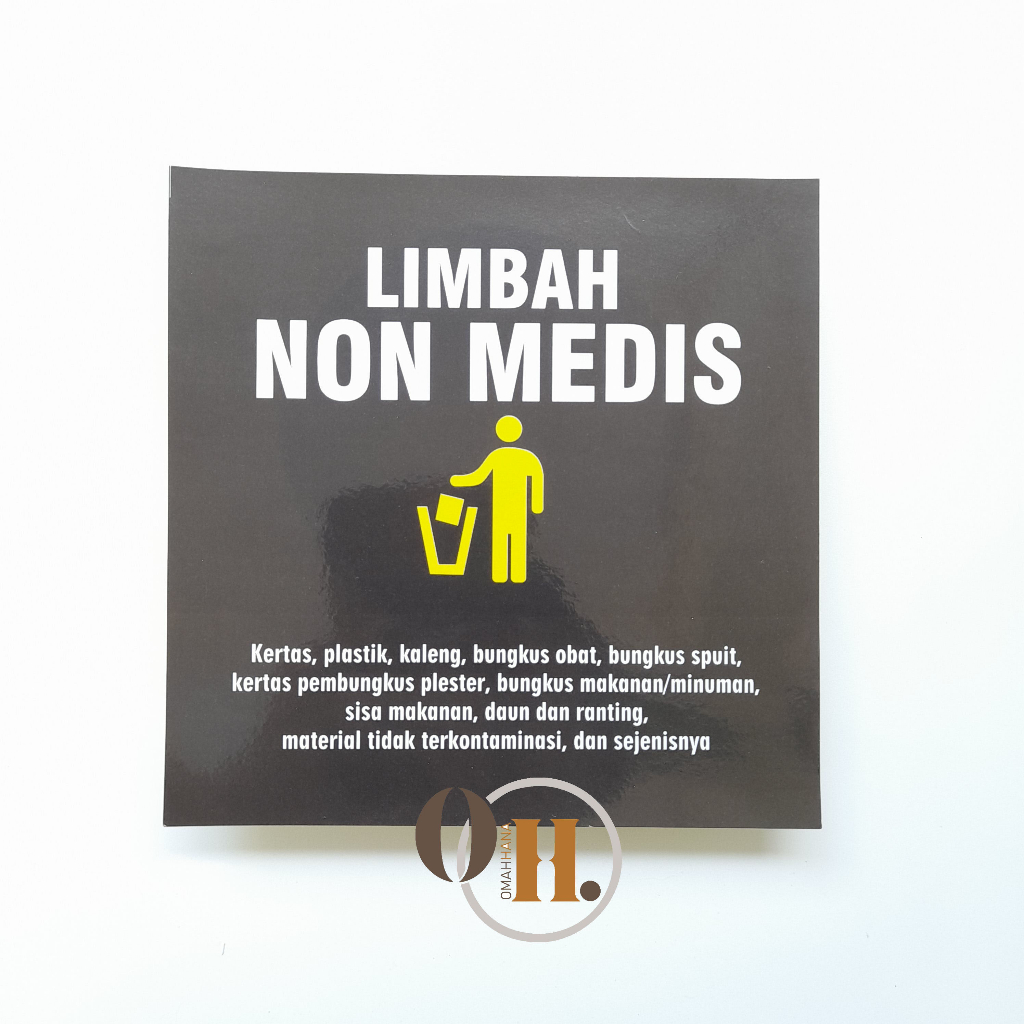

Stiker Limbah Non Medis - Stiker Label Limbah Non Medis - Stiker Chromo