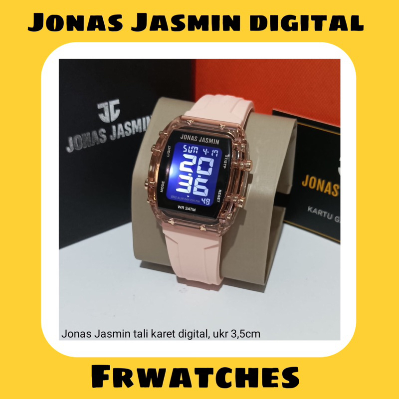 Frwatches Jonas Jasmin 2244 Digital Tali Rubber / Karet