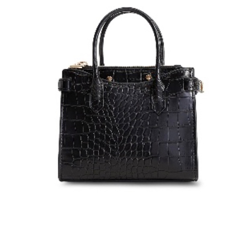 Mango Croc-effect mini bag