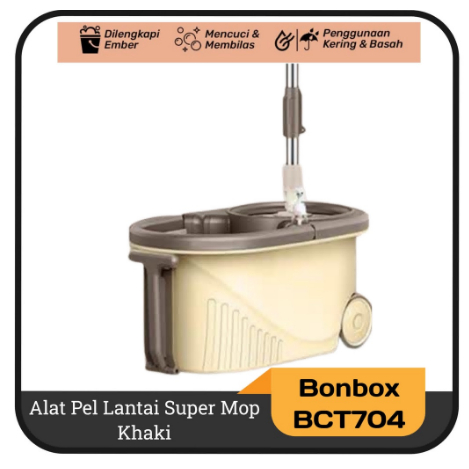 Alat pel lantai super mop Original Bonbox BCT704