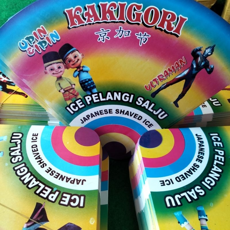 

Bungkus Ice Kakigori/Ice Pelangi Salju