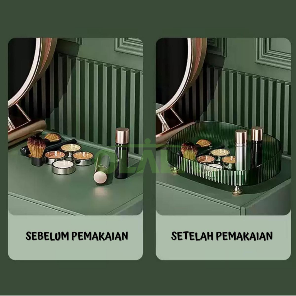 RAK PENYIMPANAN KOSMETIK KOTAK PENYIMPANAN TRANSPARAN AKRILIK SERBAGUNA OLL-2135