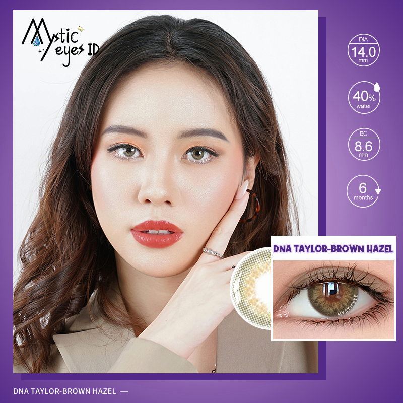 [✅COD] MYSTICEYES SOFTLENS BROWN SET LENSA KONTAK NORMAL COLOR CONTACT LENS