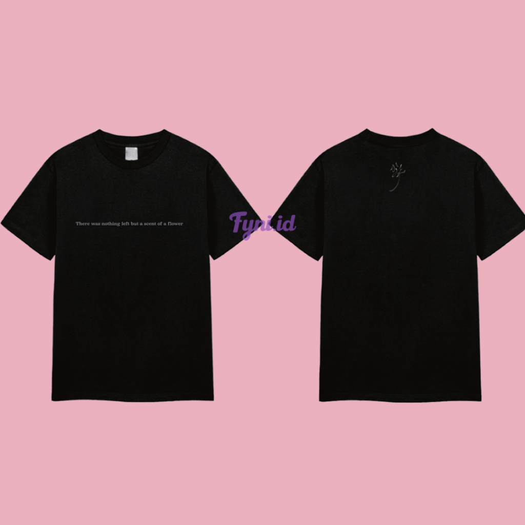 KAOS ME FLOWER JISOO BLACKPINK - KATUN COMBED - SIZE S-5XL