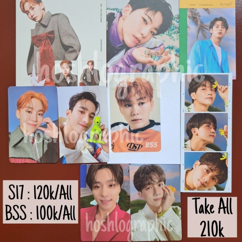 [OFFICIAL] SEVENTEEN SECTOR17 SECOND WIND JEONGHAN DK SEUNGKWAN DINO PHOTOCARD