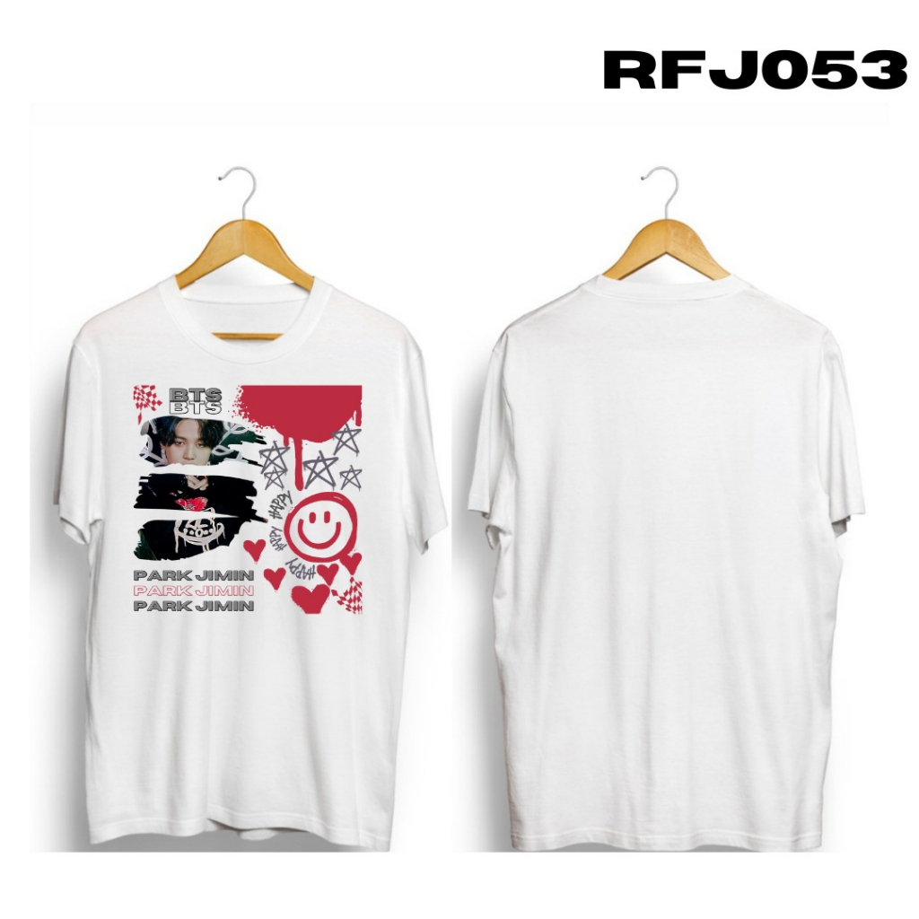 (RFJ053) HOODIE SWEATER BTS MEMBER PARK JIMIN SMILEY / BAJU KAOS BTS