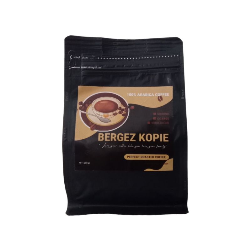 

BERGEZ KOPIE || KOPI ARABICA DAMPIT ISTIMEWA 200 GRAM