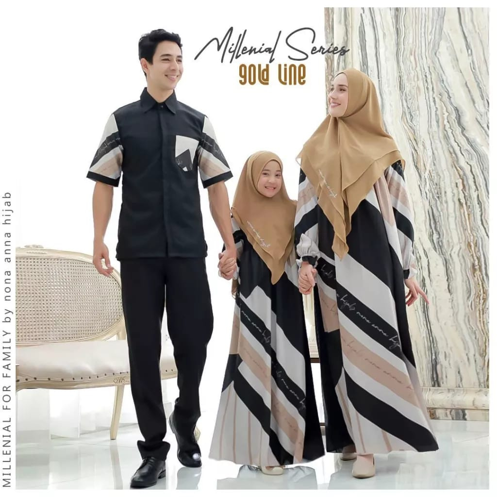 MILENIAL DRESS BY NONA ANNA/GAMIS MOTIF/SARIMBIT/COUPLE