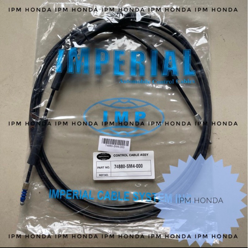 74880 SM4 Cable Trunk Open Kabel Bagasi Belakang Honda Accord Maestro 1990 1991 1992 1993