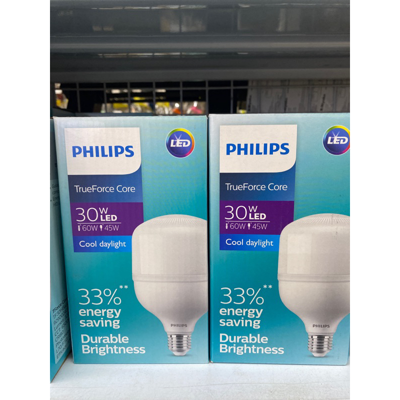 Philips Lampu Led / Lampu Tforce T force Core 30W 40W 50W Watt E27 6500K Cool Daylight