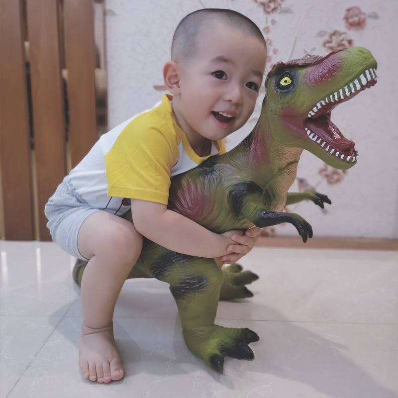 Dinosaurus Jurassic Park Big Mainan Anak Dinosaurus Karet Lunak Dinosaurus Mainan Anak / Mainan Dinosaurus Bunyi Murah Besar 40