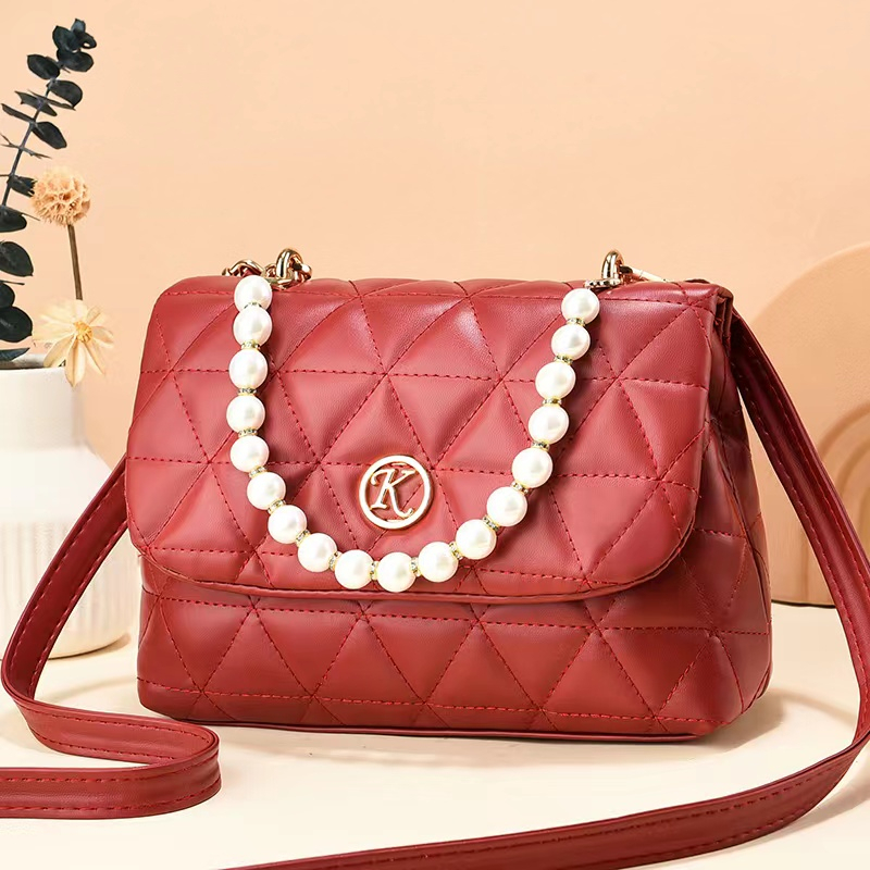 BJ43590 - WHITE/RED/GREEN/BROWN/BLACK - TAS JINJING SLEMPANG TAS WANITA FASHION IMPORT MODIS ELEGAN TERMURAH TERLARIS TERBARU BAGSTORE JAKARTA TAS BATAM - BQ3590