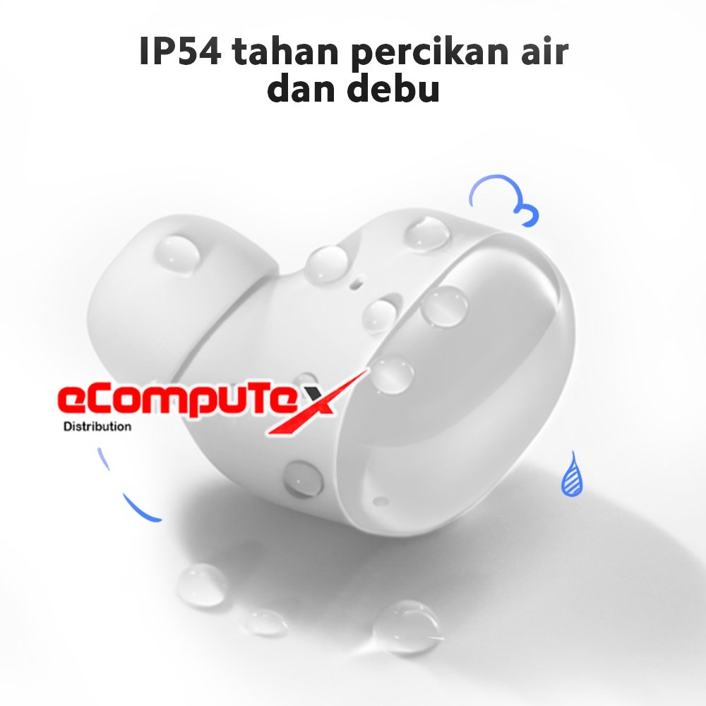 HEADSET EARPHONE BLUETOOTH TWS XIAOMI REDMI BUDS 4 WHITE PUTIH  GARANSI RESMI