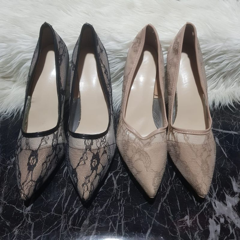 Sepatu Heels Wanita 0232980  Heels Stiletto Wanita Import