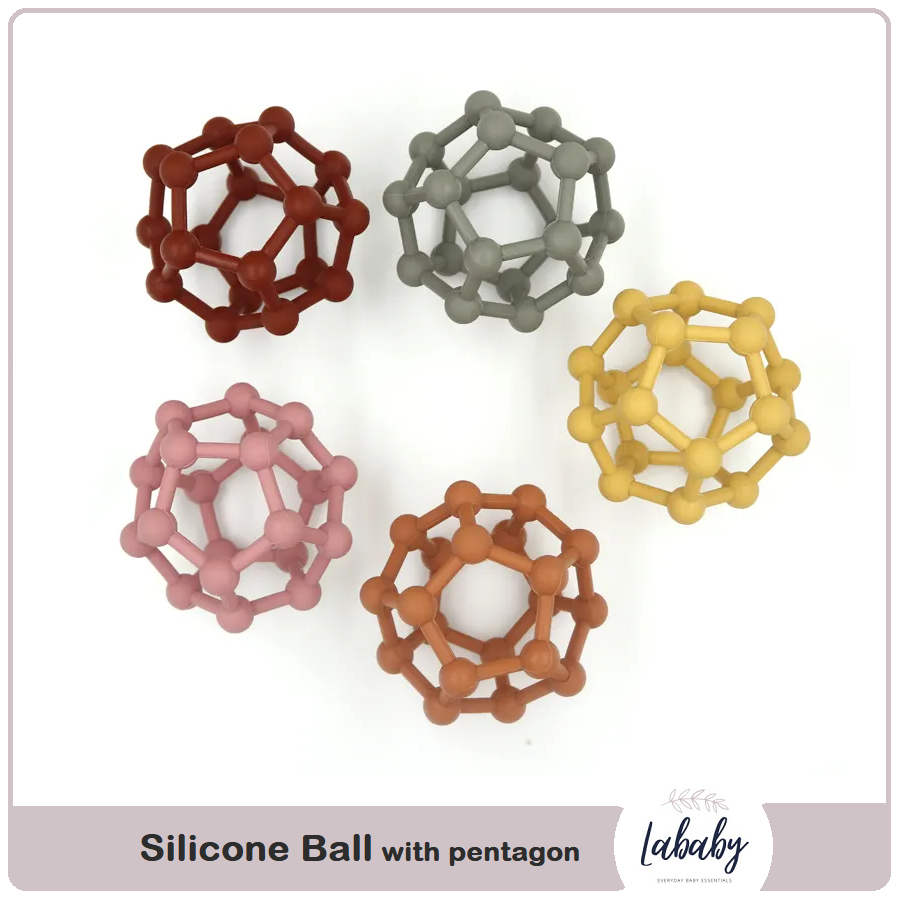 Lababy Silicone Ball With Pentagon | Gigitan Bayi