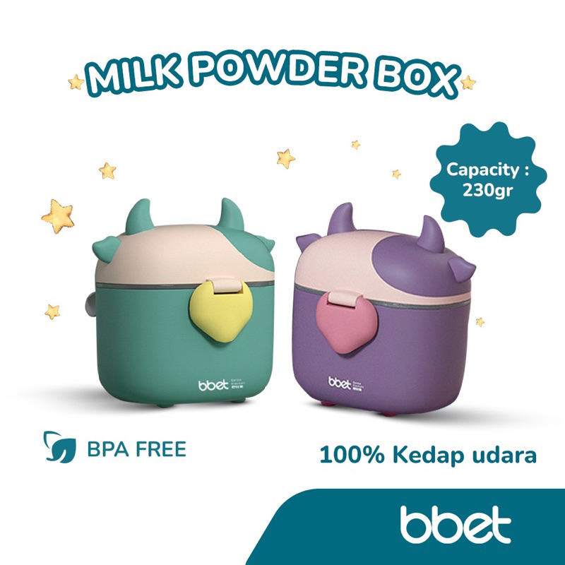 BBET Baby Milk Power Container with Spoon | Kotak Tempat Bubuk Susu Bayi