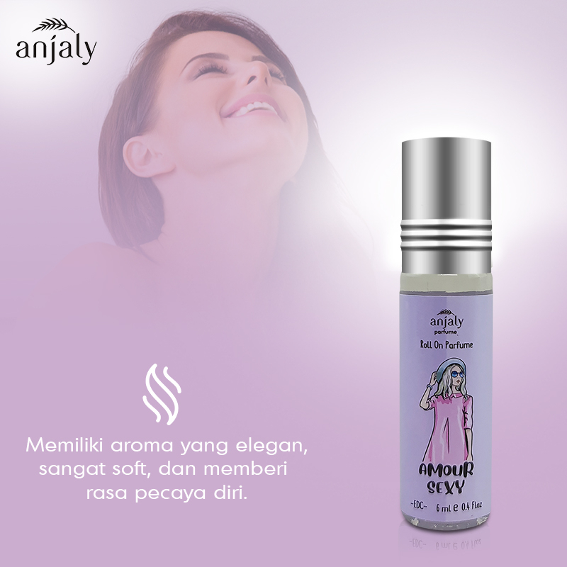 [COD] Anjaly Parfum Roll On dengan Aroma Minyak Wangi yang Elegan Tahan Lama &amp; Tanpa Alkohol - 6 ml