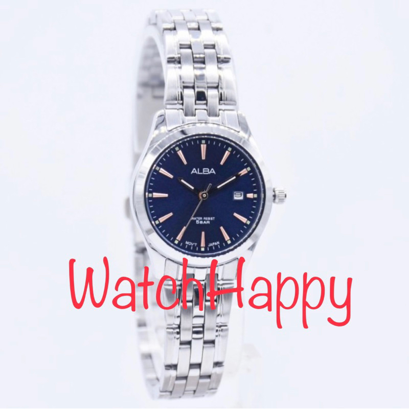 WatchHappy Alba AH7BN1X1 Blue Dial Lady Stainless Steel Strap AH7BN1 ORIGINAL