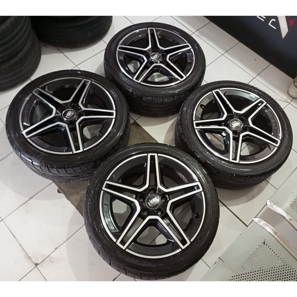 VELG MOBIL SECOND AMG HSR RING 18 LEBAR 8 PCD 5X112 + BAN 245 40 R18
