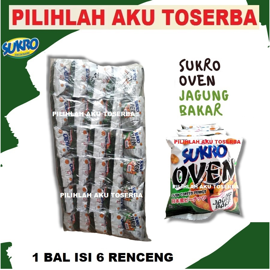 Dua Kelinci Kacang SUKRO OVEN JAGUNG BAKAR RENCENG - ( HARGA 1 BAL )