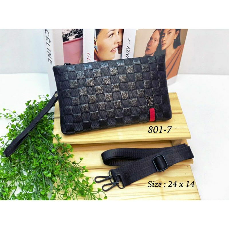 New Handbags Clutch Brand LV Mini 801 Import Semprem