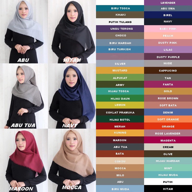 kerudung Saudia rawis