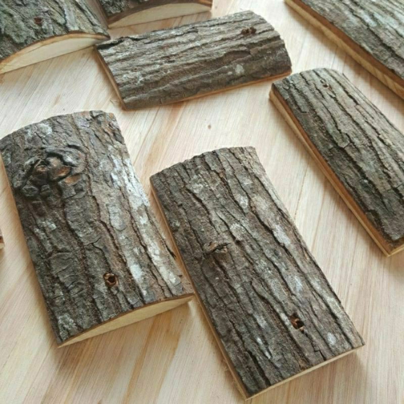 PAPAN KAYU MAHONI UKURAN 20x10CM MEDIA TEMPWL ANGGREK