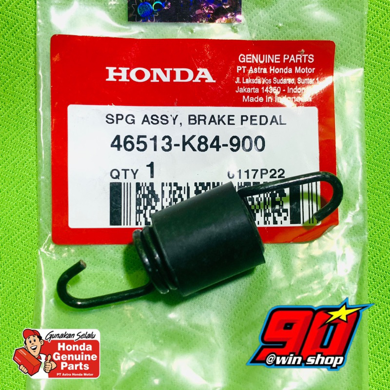 per pedal rem belakang honda Crf 150 spring assy brake pedal original