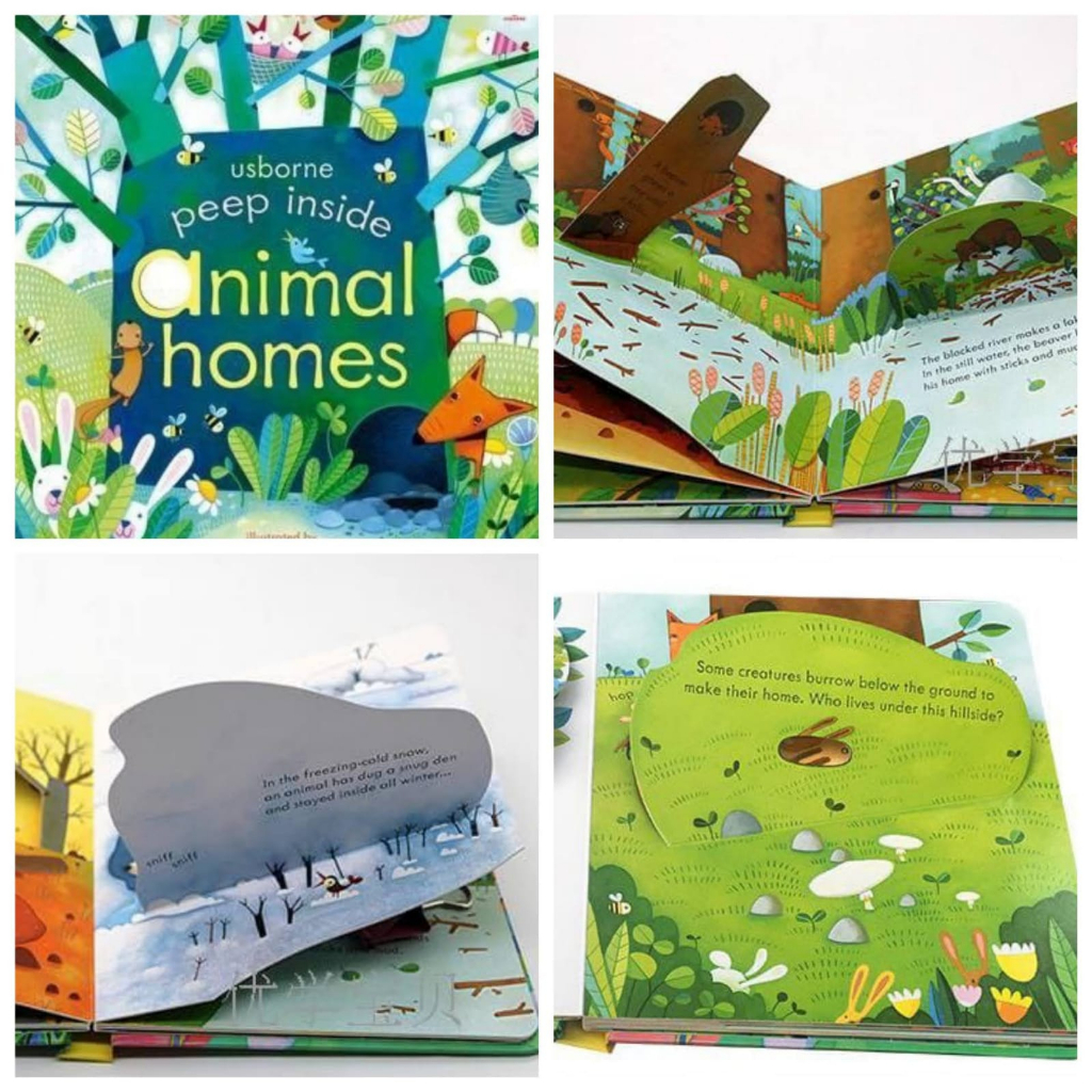 READY SIAP KIRIM USBORNE PEEP INSIDE Buku Anak / PEEP INSIDE IMPORT CHINA