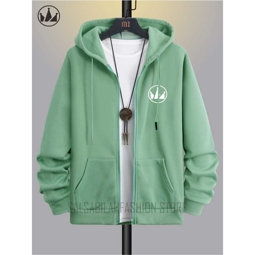 SWEATER HOODIE - Jaket Distro Zipper - Jaket Sweater Hoodie Resleting Pria Scremoslogo