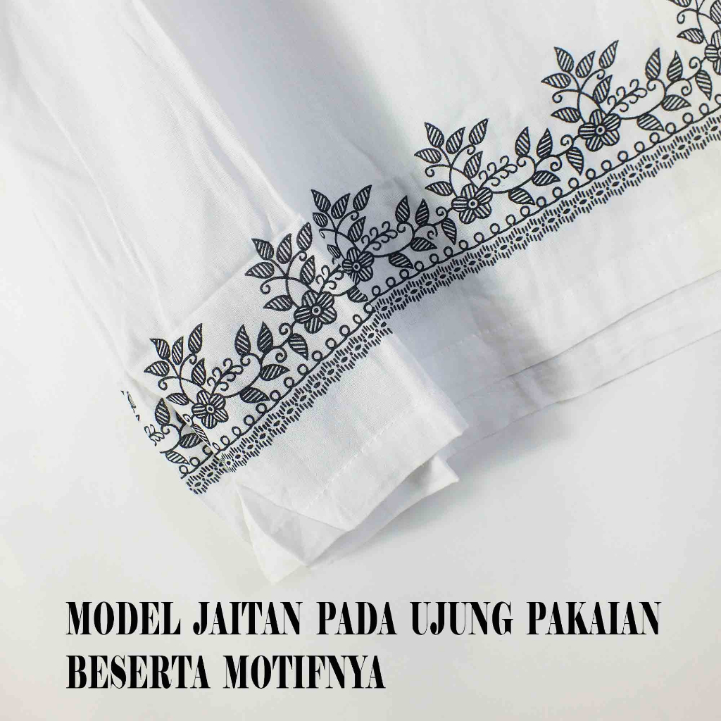 kji Baju bali etnik dasar putih pria dan wanita - baju barong bali - kaos bali adem - baju pantai -